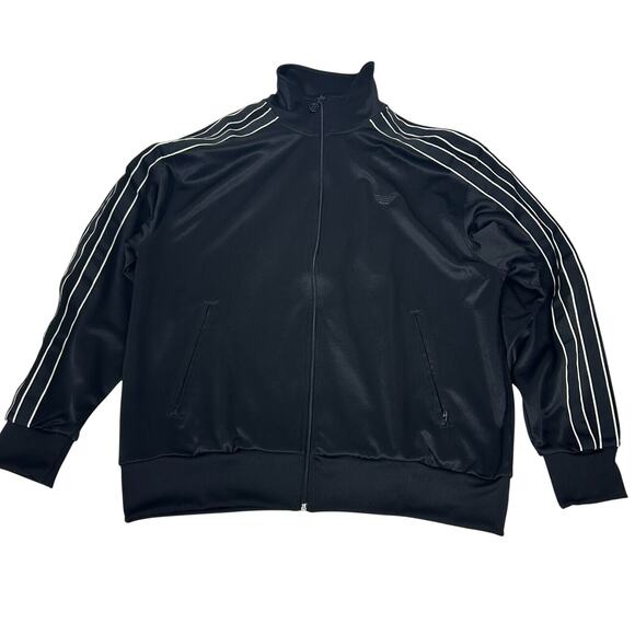 NWT Men's Large Genuine Adidas FS Track Top Black IX6713 New OG Retro - Picture 1 of 10